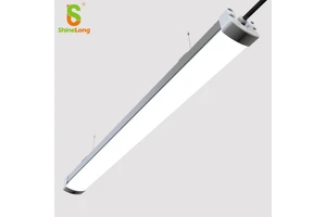 4FT Linkable LED Tri-Proof Light, 150lm/W, IP66 Waterproof, I K10 protection with 5000K for Garage, Warehouse,Workshop