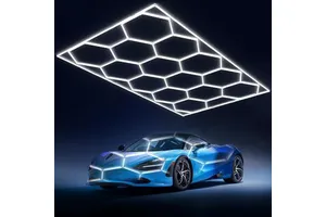 Car Wash Working Lights Inspection Detailing Honeycomb Hexagonal Portable Led Waterproof Garage Lighting Lamp