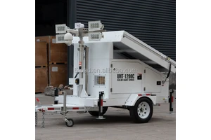 Traffic Safety Solar Power Lighting Trailer