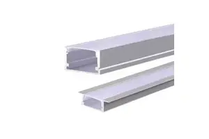 LED Linear Lamp 6000 Series Aluminum Alloy Groove Concealed Square Shell 2700K Warm White 3-Year Warranty Office Profile 80 CRI