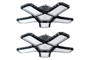 OEM Factory Wholesale Hexagon LED Garage Light for Workshop Lighting Low Bay Basement Park Barn Ceiling Fixture Garage LED Light
