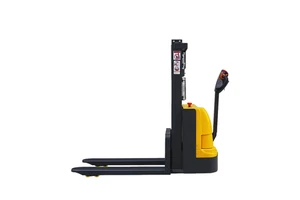 Rc Electric Forklift Pallet Stacker With AWD Solid Tires Electric Side Shifter 1.5 Ton