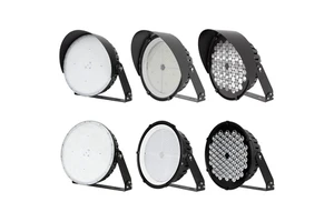 High Brightness IP65 Waterproof LED Floodlights Aluminum Multi-Type Options Lens+Glass Reflector Cup for Industrial Outdoor Use