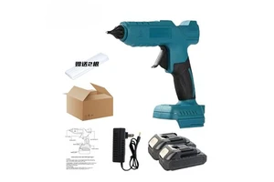 Rechargeable Industrial-Grade Lithium Battery Adjustable Temperature Hot Melt Glue Gun 3in 11mm Glue Stick Wireless Manual