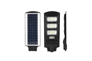 Outdoor All in One Solar Street Light Brightness Streetlight ABS Lamp IP65 Solar Lights LED Lighting For Road Garden 50W-250W