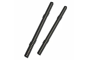 120 Adjustable LED Linear Light with Louver, UGR19 Anti-Glare Twin Trunking Lamp for Clothing Store Supermarket, Ra>80 CRI98