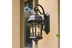 IP65 Waterproof Decorative Wall Lamp Black Bronze Antique Die Cast Aluminum LED Home Outdoor Black Bronze Antique Die Cast