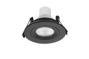 Modern Style LED Down Light Recessed Spotlight Replaceable Grey & White Lamp Cup Square & Round Ceiling Light for Hotels