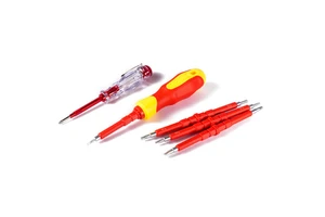 26 in 1 Industrial & DIY Grade Chrome Finish Plastic Handle Portable Screwdriver Tool Set for Electricians