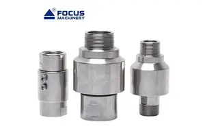 Straight Through Threaded Connection Hydraulic Oil Water Swivel Joint High Pressure Mechanical Seal Pipe Rotary Swivel Unions