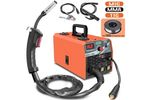 2023 MIG-160 Hot Selling 220V 3 in 1 Igbt Inverter Welding Machine Portable Gasless Mig Welder