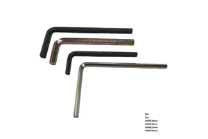 Custom Hardware Hand Tools L Type 6mm 5mm 4mm Phillips Screwdriver Hex Key Allen Wrench Set