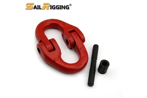 3/8'' 5/16'' US Type G80 Chain Connector Chain Connecting Link A337 Drop Forged Alloy Steel Coupling Link Hammerlock For Lifting