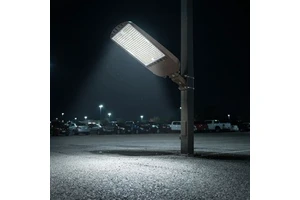 ETL DLC Listed IP65 LED Pole Mounted Area Light 200W 5000K LED Shoebox Area Light Fixture Outdoor LED Parking Garage Lighting