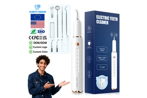 Factory Charge Dental Teeth Whitening Oral Calculus Plague Remover Ultrasonic Electric Tooth Cleaner Dental Scaler