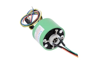 Rotary electrical connector 12 wires 10A/2A for through hole bore size 12.7mm OD 56mm Eayonsy Non-standard custom slip ring