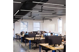 45w led linear lighting pendant tube lights ceiling lamp for office lighting