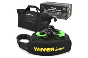 Heavy Duty Ring Shackles With Emergency Tow Strap