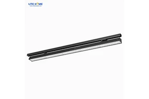 LiteHome Xtreme Series 50W 60W Track Linear Lights 2700k 3500k Black DIP Switch 0-10V Dim Linear Lights for Retail Shops