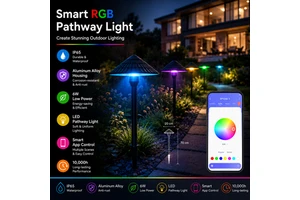 6W Low Power Umbrella LED Path Light Aluminum IP65 Waterproof Outdoor Light Pathway Garden Light