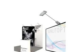 Metal Clamp 30W LED Display Light Long Arm Exhibition Lighting for Trade Show