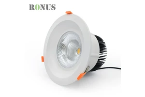 White Reflector Antiglare 50W Shop 6 Inch COB Dimmable IP44 Saa LED Down Light Recessed Downlight
