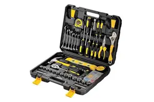 Professional Heavy-Duty Carbon Steel Mechanic Tool Box Quality Household Set with Customizable Hand Drills OEM Support