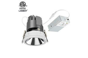 Lanbot New Design 4 Inch LED Downlight - 20W/25W/30W Narrow Trim Vega Recessed Light for USA Market