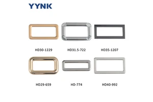Custom Offered Metal Buckle Webbing Hardware, Square Ring Slide Adjust Blet Buckles for BAG Luggage Cap DIY Accessories