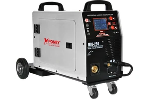 MIG 250DP 220V Single Phase Digital Signal Control Synergic Double Pulse Welding Mig MIG/TIG/MMA Multifunction Welder