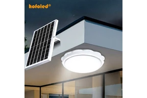 3CCT Dimmable Solar Shed Light Remote Control Solar Powered Indoor Ceiling Lights for Home House Lights