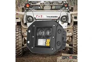 3 Inch 20W 12V Compact Cube LED Work Light Pod Amber White LED Off-road Lights Flush Mount IP68 For Work And Adventure