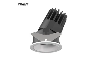 Adjustable Horizontal 355°+Vertical 30° Narrow Light LED Hotel Downlight 8W 18W 25W Recessed Anti-Glare Inner Spot Lights