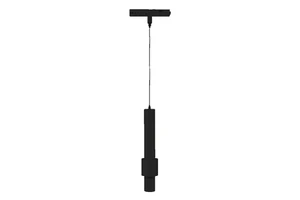 foco led 10w para carril magntico, color negro, 48v, 4000k, ideal para iluminacin de espacios comerciales y exhibiciones.