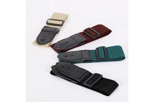 OEM Nylon Guitar Strap 3 Pick Holders Fast Delivery for Electric Acoustic Classical Stringed Instruments Parts Accessories