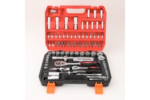 94pcs OEM Multifunctional High-Torque Hand Portable Wrench Kit Car Motorcycle Maintenance Heat-Treated Combination Box Hard Case