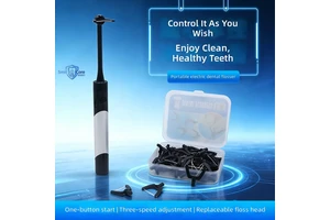 New Portable Electric Flosser Handheld Household Teeth Cleaner for Oral Care Replaceable Floss Picks CE Certified 1 Year