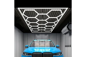 Car Detailing Shop Ceiling Hexagon Led Light Lamp Honeycomb Shape Light