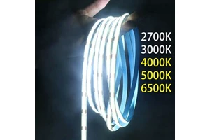 In-stock High Quality High Cri Ra90 Cob Led Strip 5m/roll 10m/roll 5v 12v 24v Cob Led Strip Lights
