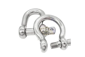 Shackle Stainless Steel 316 and 304-6mm 8mm Dee Shackle Bow Shackle