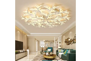 Modern Branch Tree Design Acrylic Smart LED Ceiling Lamp Minimalist Creative Artistic Living Room Bedroom Ceiling Lighting