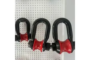 Galvanized Steel Dee Type Pulley Shackle Carbon Steel Bow Pattern Forged Anchor Shackle for Industrial Mining Heavy Lifting