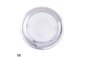 7" LED Dome Light SS Low Profile, Sensor Touch Dimmable RV Caravan Marine Boat Interior Lamp CE/RoHS/REACH Certificated