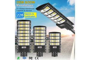 Street Solar Lights 1000W High Power All in One Solar Street Lamp Wall Outdoor IP65 600W 800W Garden Pole Led Solar Street Light