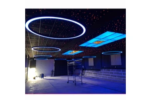 Aluminum Profile RGB Color Round Circle Pendant Lighting Fixture with Factory Direct Price