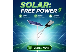 30W/60W/100W Monocrystalline Split Solar DC LED Street Light IP65 Waterproof High Lumens Lead-acid Battery for Road Landscape