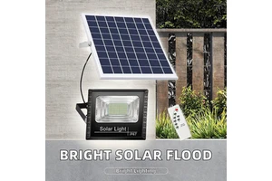 Led Solar Flood Light Outdoor 40W 65W100W Waterproof Solar ABS Plastic Remote Control Flood Light Lamp with Lithium Battery