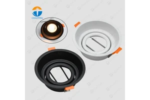 Modern Commercial Sky Lantern Lighting Recessed Ceiling Replaceable Par20 AR70 Bulb Adjustable Narrow Light Led Hotel Downlight