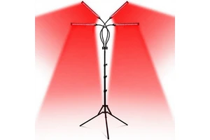 Near-infrared Photon Skin Rejuvenation Beauty Lamp 4 Heads Floor Stand Tripod Telescopic Large Array LED Red Light Home Use