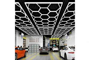 Car Detailing Shop Popular Hexagon Led Light for Ceiling